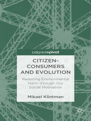 cover image of Citizen-Consumers and Evolution